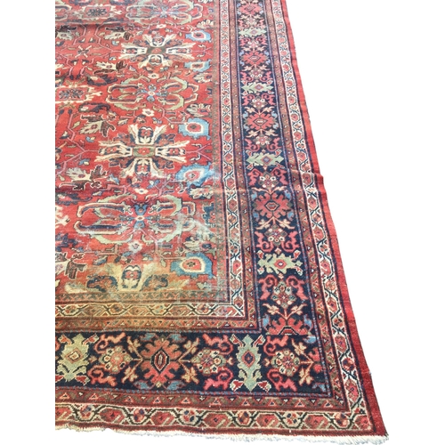 189B - Very Large Antique Turkman Quizilbash Style Rug circa 1900-20. L 370cm x  W 275cm approx.