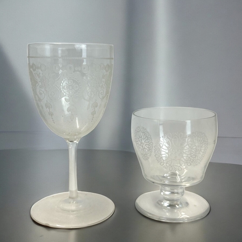 205 - A collection of glass. To include a Baccarat liquer glass and Jens Quistgaard for Dansk candle holde... 