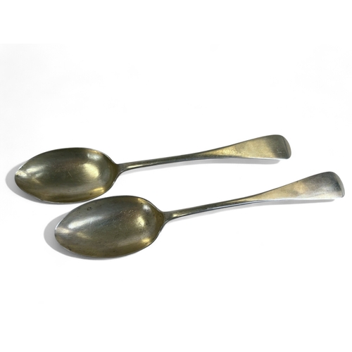 557 - A boxed set of Harrods Solid Hallmarked Silver Teaspoons.  Together with Two Large John Round &... 