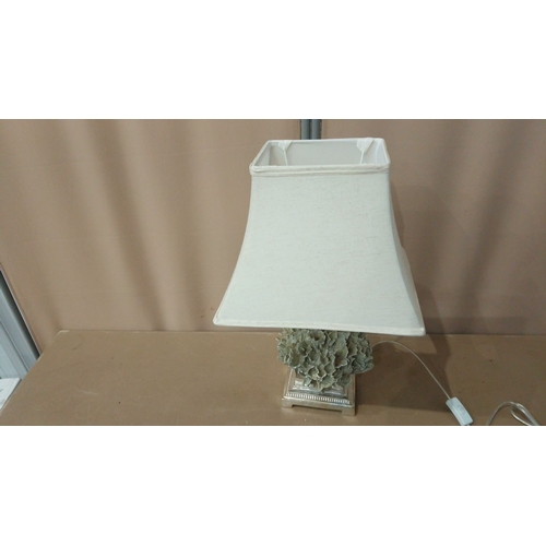 26 - A Large Coral Lamp in Good Condition.