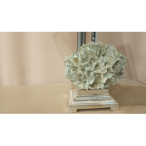 26 - A Large Coral Lamp in Good Condition.