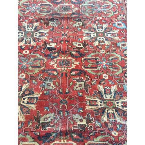 358 - Very Large Antique Turkman Quizilbash Style Rug circa 1900-20.L 370cm x  W 275cm approx.