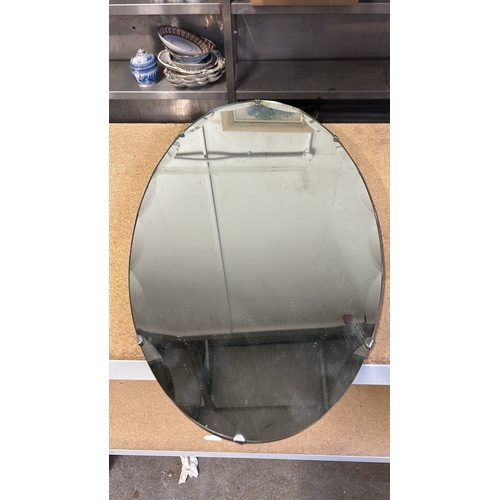 74 - Large Vintage Bevelled Mirror