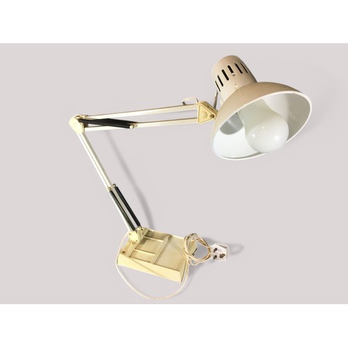 122 - Wrought Iron Standard Lamps x 2 and 2 x Vintage Mid Century Desk Lamps in the Anglepoise Style.Talle... 