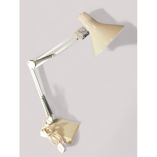 122 - Wrought Iron Standard Lamps x 2 and 2 x Vintage Mid Century Desk Lamps in the Anglepoise Style.Talle... 