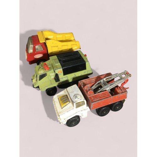 95 - Dinky, Matchbox, Corgi and Tonka Good Selection of Vintage Play worn and boxed Cars and Toys.