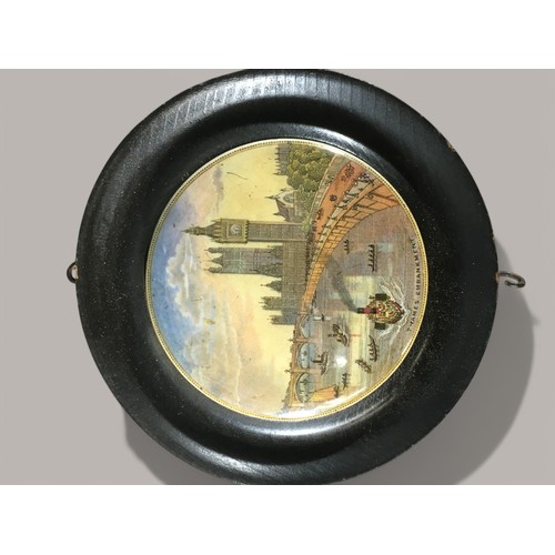 80 - Pratt Ware - 12 x Framed Pratt Ware Lids Varying Designs and Subjects. To Include Hunting, Horse Rac... 