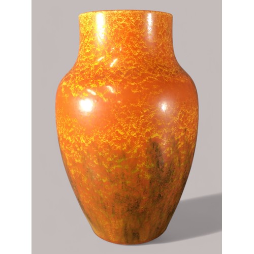 1 - Pilkington's Royal Lancastrian Burnt Umber Glazed Vase Model No 2085 Fully Marked to Base. Good Size... 