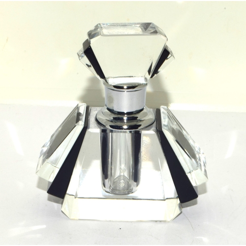 3 - Faceted Art Deco style perfume bottle