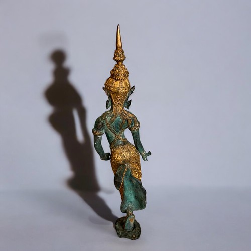 35 - A Thai Bronze Figure 'Teppanom' figure.'The Sacred Angel or the Tomb Protector'20th century.Height -... 