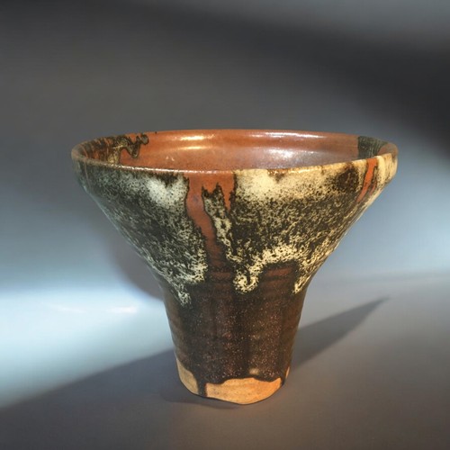 19 - David Leach OBE (1911-2005), Lowerdown Pottery a Stoneware Vase, Waisted Form with Decorated Oxide a... 