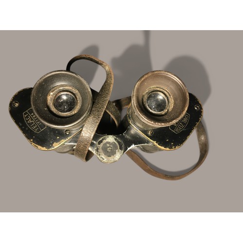 49 - Vintage Binoculars and Horse Racing Tags - Carl Zeiss Jena Jenoptem 8x30 Binoculars, Zeiss Ikon Movi... 