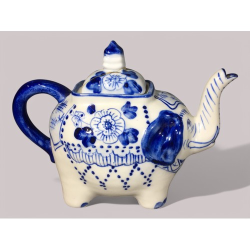 88 - Large quantity of Blue and White Ceramics Early 20th Century Century and Later to include elephant T... 