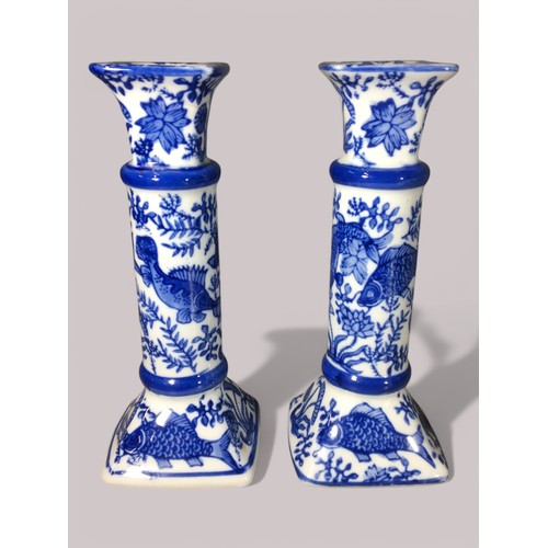 88 - Large quantity of Blue and White Ceramics Early 20th Century Century and Later to include elephant T... 