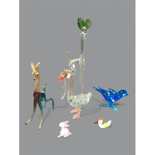 94 - Lamp Work Glass Animals and Insects a Veritable Cornucopia of Collectors Pieces x 37.