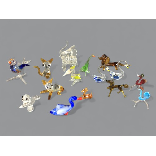 94 - Lamp Work Glass Animals and Insects a Veritable Cornucopia of Collectors Pieces x 37.