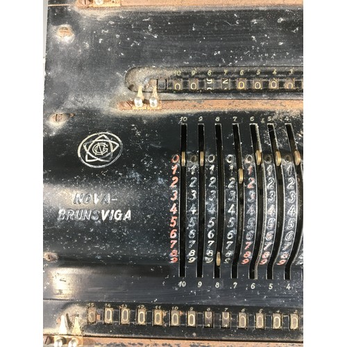 326 - Brunsviga Nova Model 6T 20 514 Mechanical Calculator.