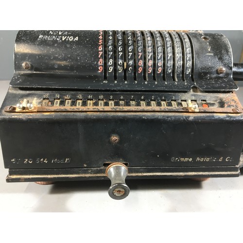 326 - Brunsviga Nova Model 6T 20 514 Mechanical Calculator.