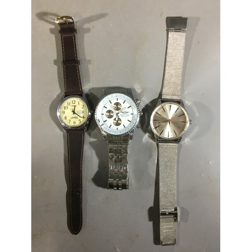 177 - 5x Train Related Pocket watches and 3 x Mens Wrist Watches.