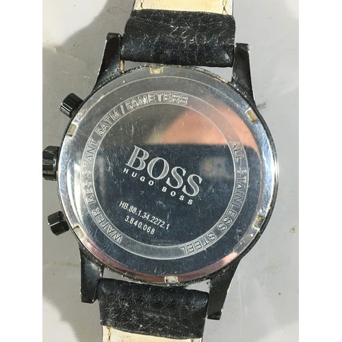 178 - Mens Wrist Watches - Hugo Boss Ser No HB8813422721, Timberland World Time (Working) and one other.