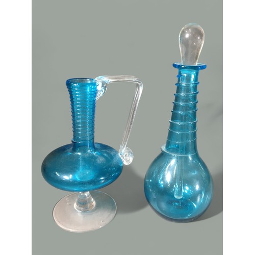 118 - Art Glass in Varying Styles to include Spiral Vase and Perfume Bottle. Mid Century to Modern. 12 pie... 