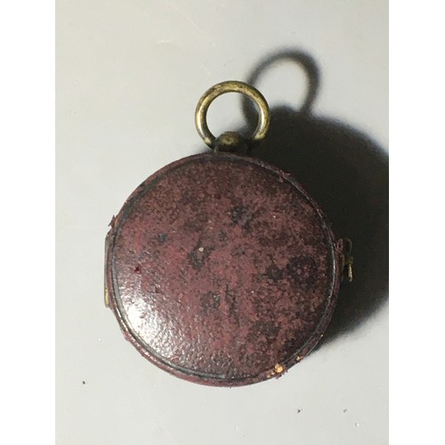 182 - Late Victorian Early Edwardian Leather and Velvet Cased Damp Detector.