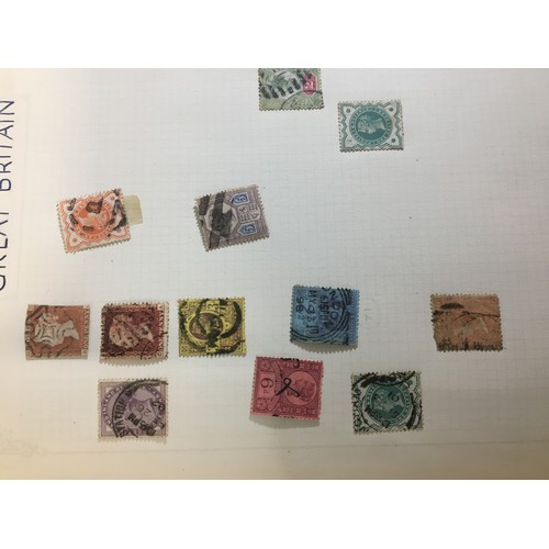 274 - Six Stamp Albums Containing Victorian and Later English, World and Common Wealth Stamps. Penny Red e... 