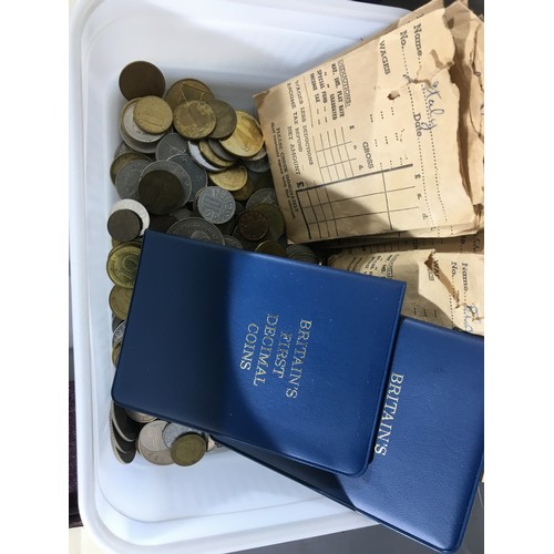 98 - Wide and Varied Coin and Notes Collection to include - Ancient Coins, Proof Set, Defense Medal With ... 