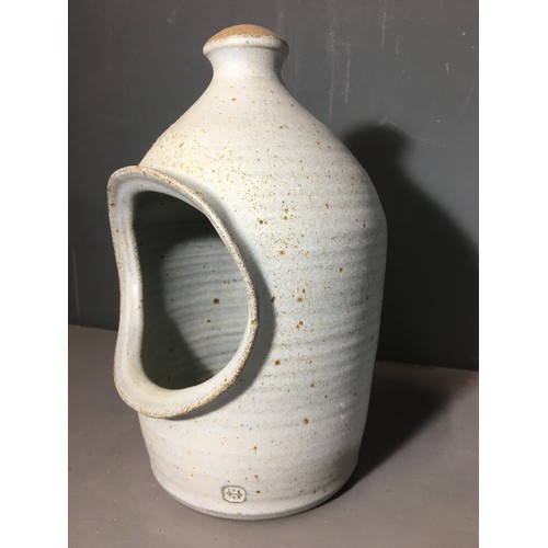 113 - Ray Hoole Studio Pottery Collection - in the Grey tones Graduated Lidded Pots, Graduated Jugs, Salt ... 