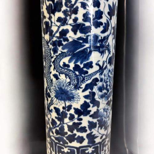 48 - A Chinese Famille Rose porcelain vase.Republic period. Finely painted in overglaze enamels.Height - ... 