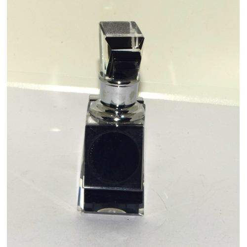 3 - Faceted Art Deco style perfume bottle