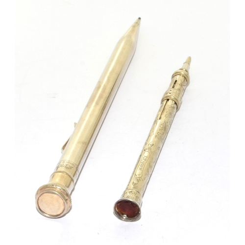 67 - 925 silver 2 x propelling pencils 34 grams 