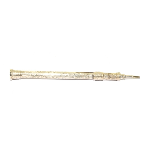 67 - 925 silver 2 x propelling pencils 34 grams 