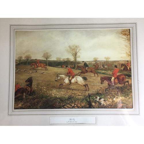 312 - 10 x Decorative Prints and Watercolours Signed and Ltd Edition Examples. Henry Alken Hunting Prints ... 