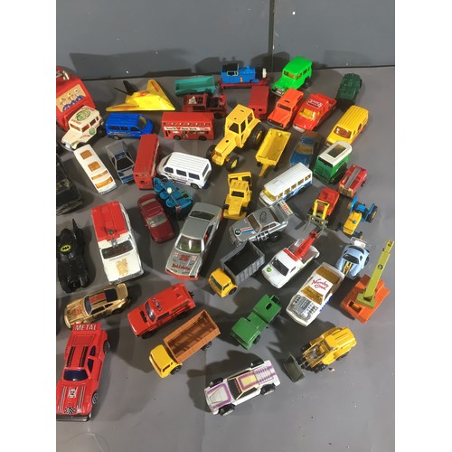 252 - Large Quantity of Toy Cars and other Transpport related Toys to include Matchbox, Corgi, Lesney, Bat... 