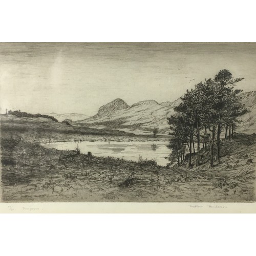 277 - Mathew Henderson Scottish - Ltd Edition Signed Etching 17/40 