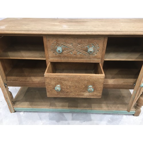 347 - Oak Dresser Base/Sideboard.H 196cm x W 80cm x D 53cm