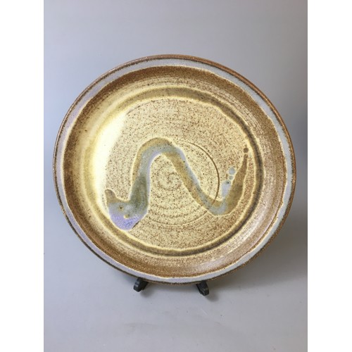 138 - Ray Hoole Studio Pottery Small Collection to include Serpent Motif Plate, Fruit Bowl, Vase, Candlest... 