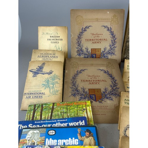 13 - A Large collection of Cigarette Cards and other collectable card sets