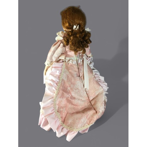 30 - Porcelain Dolls, Brides Maid and a Princess! Largest 52cm Tall.
