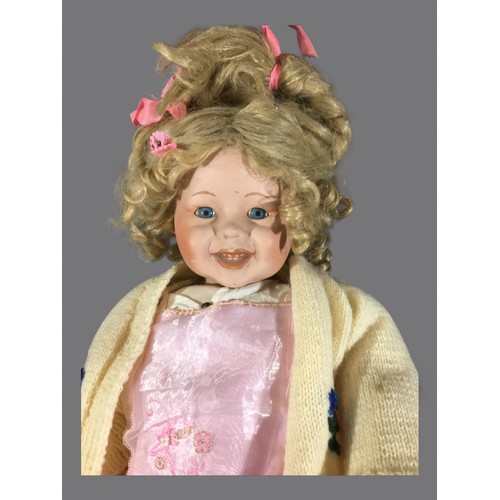 35 - Large 68cm Tall Porcelain Doll, Porcelain Doll 