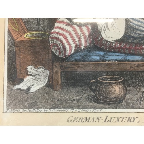 53 - Circa 1800 Pair of Hand Coloured Prints 