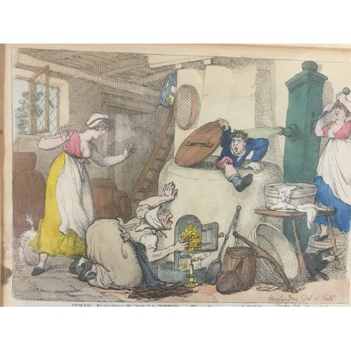 53 - Circa 1800 Pair of Hand Coloured Prints 