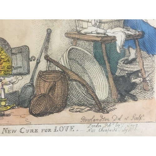 53 - Circa 1800 Pair of Hand Coloured Prints 
