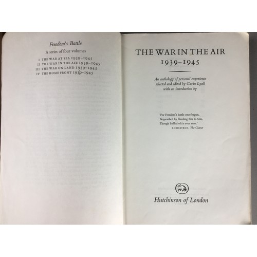 63 - The War in the Air 1939 - 1945 - Uncorrected Proof Copy (1968) Paperback.Uncorrected proof Copy in s... 