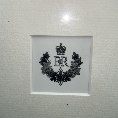 22 - Limited edition framed presentation by Osborne & Allen Ltd celebrating Queen Elizabeth II’s Diam... 