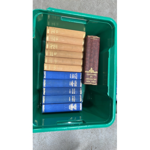 59 - Collection of c.25 vintage hardback classics: approx. 18 blue Heron Books faux-leather editions of C... 