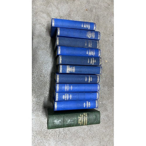 59 - Collection of c.25 vintage hardback classics: approx. 18 blue Heron Books faux-leather editions of C... 