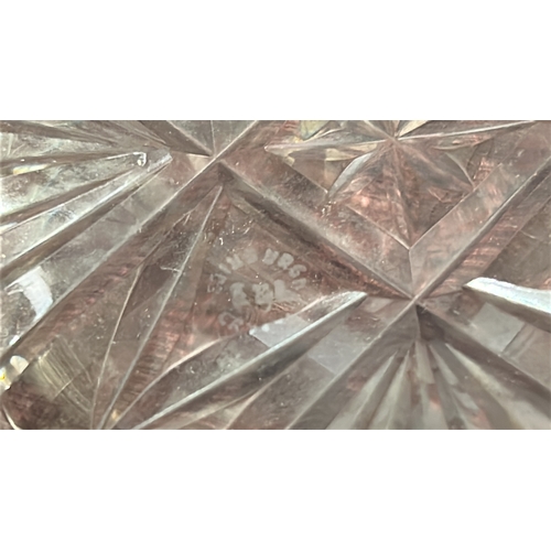 82 - Asfour Crystal miniature swan figurine with faceted clear crystal body, moulded neck, and frosted be... 