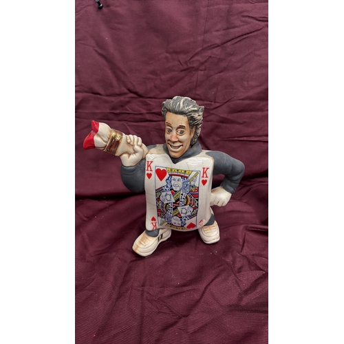 95 - Cardew Collectors’ Club limited-edition ceramic novelty teapot modelled as a King of Hearts playing-... 